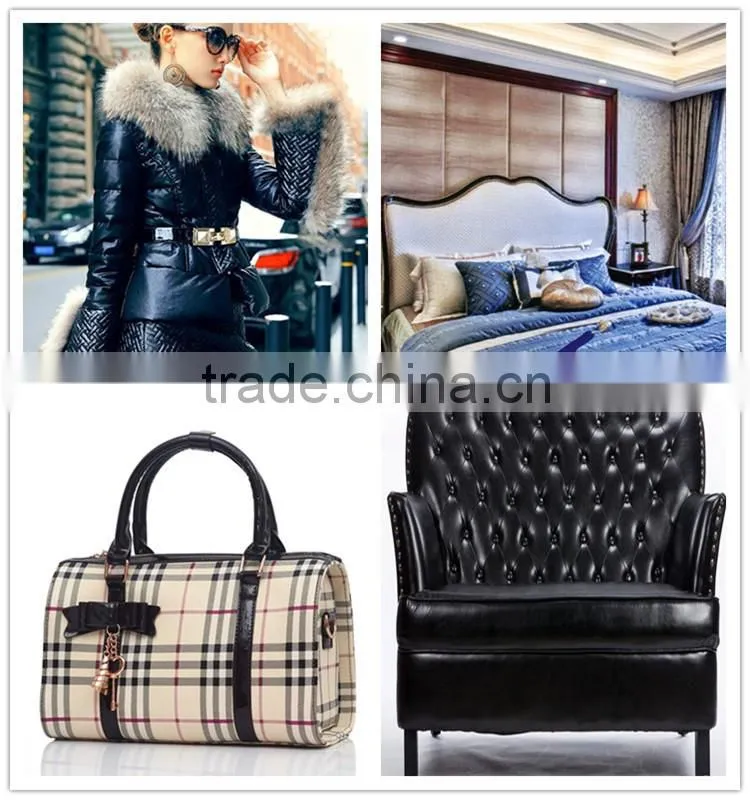 60% pu 40%rayon synthetic leather fabric