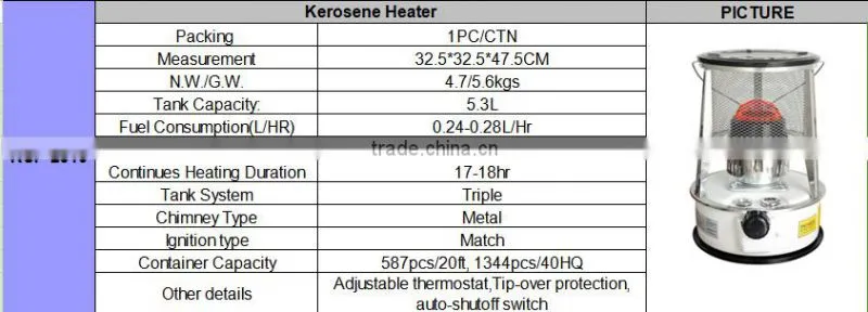 Kerosene & Gas heater KSP-2310