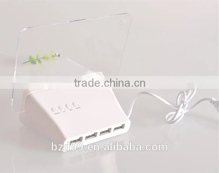 New Promotional Multi-functional USB HUB Electronic Digital Timer Transparent LCD LED Memo Board Alarm Clock