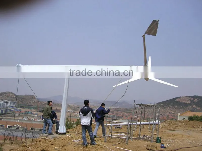 HENRYD! 6kw wind turbine generator with windmill generator for 120v 240v 380v wind power generator system