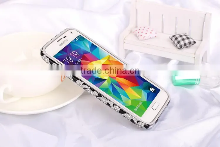 Funky Mobile Phone Metal Case/TPU Inlaid Phone case for Samsung S5
