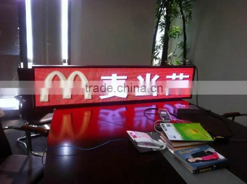 high brightness led taxi/car display/message of new electronic display