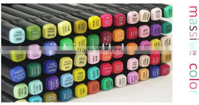Double Dual Twin Tips Water Based Permanent Marker