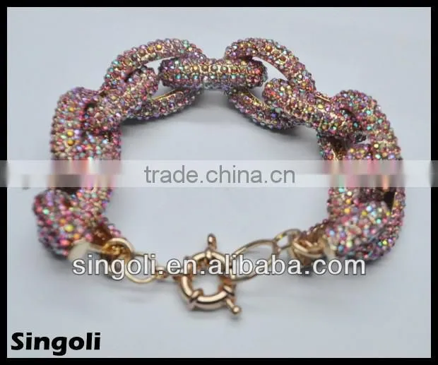 Imitation jewelry sapphire bracelet stretch bracelet