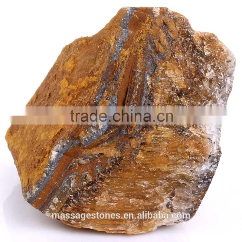 Natural yellow tiger eye stone rough handicraft