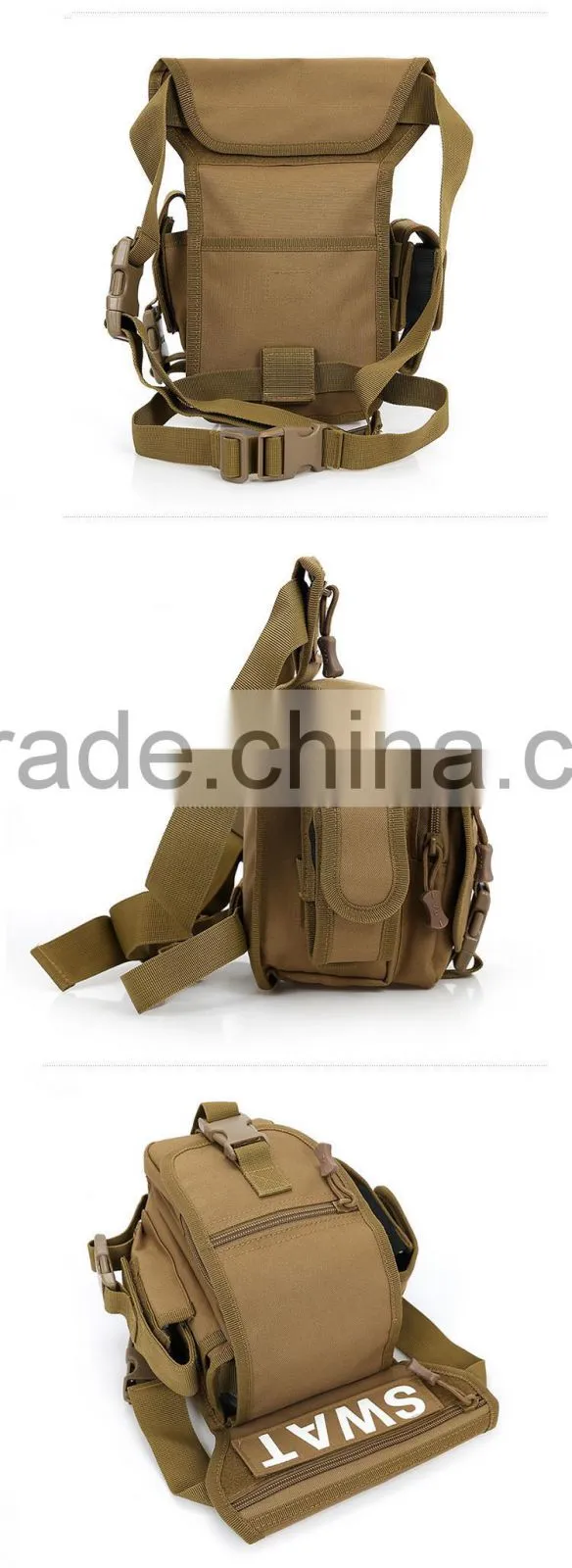 Outdoor camo tactical military leg bag