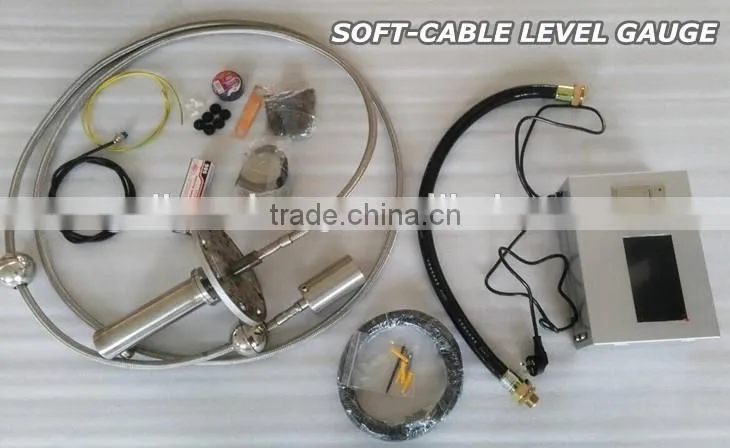 Automatic Tank Guage System for chemical and oil tank, Liquid level transmitter, soft cable float type level meter