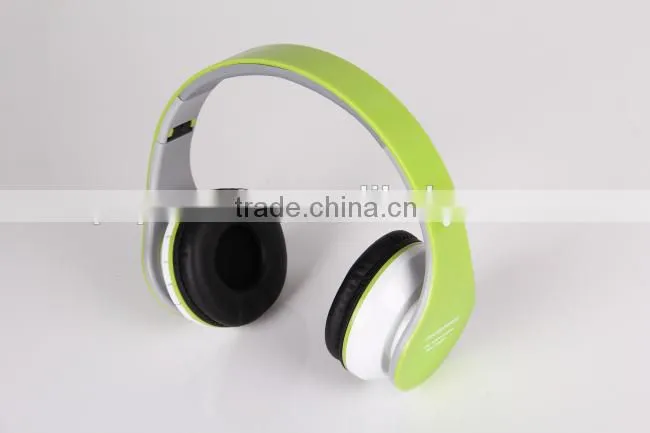 Folding Stereo Handfree Bluetooth Wireless MP3 Headphone Support TF card and FM