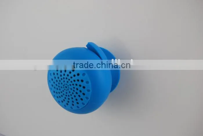 Portable Sucker Handfree Stereo Bluetooth Wireless Mini Speaker