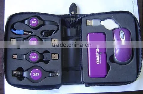 HOT SELLING computer accessories USB KITS with black case and blue color for each item