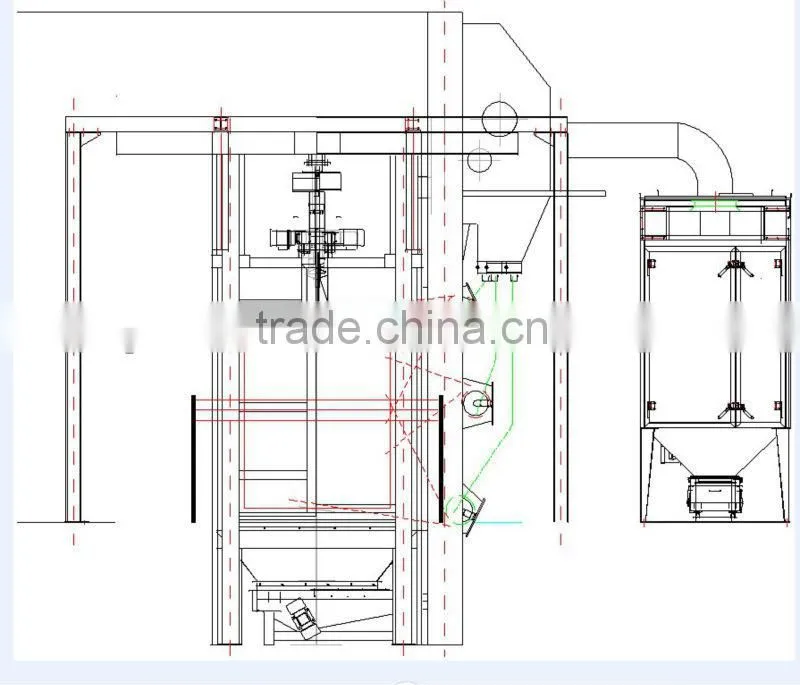 Customized High Quality Aluminium Alloy Parts Deflashing Sandblasting Machine