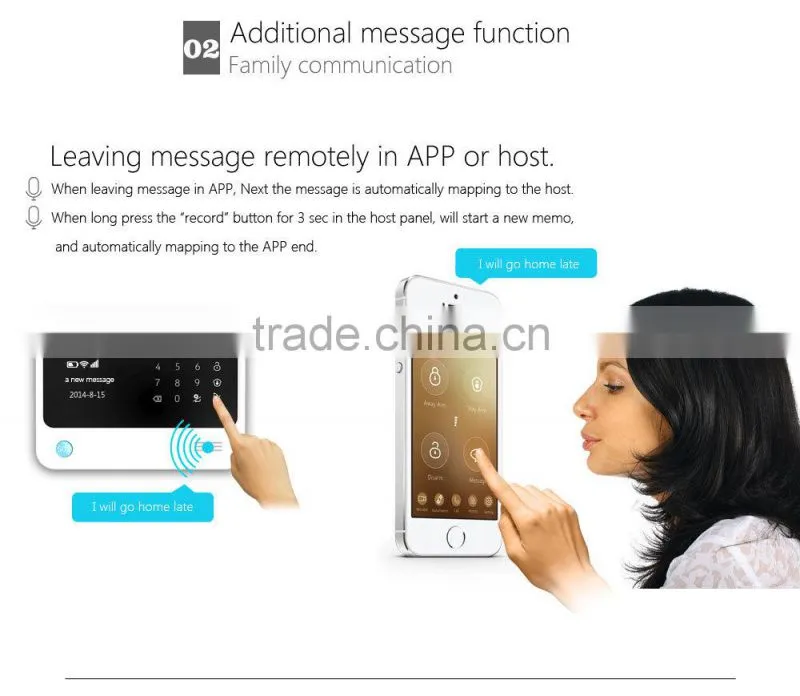 Newest WIFI Security Remote Control Home Alarm System