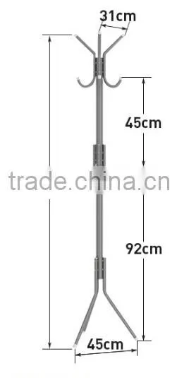 Factory direct sale different types aluminium clothes hanger stand on sale