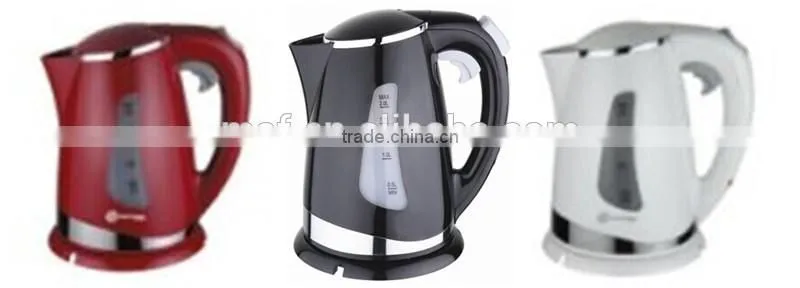 1.7L Black Yes Automatic Shut-off Electric Plastic Kettle