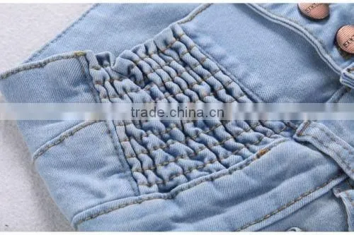 Sexy women blue New High Waist Skinny Denim Jeans Slim Fashion Long Pencil Pants