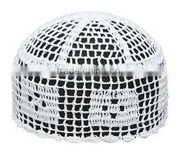 Wholesale sales of pure cotton Muslim style of making handmade crochet hats