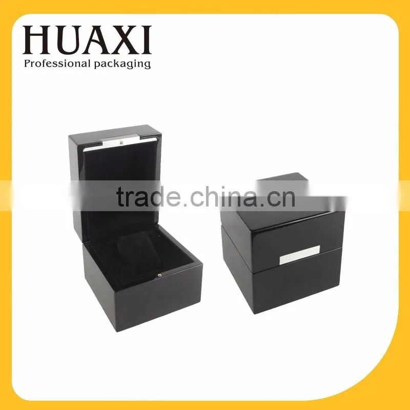 Luxury customized matte wooden watch box for fashion watch