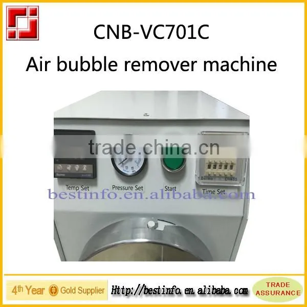 Mobile phone air bubble remover machine
