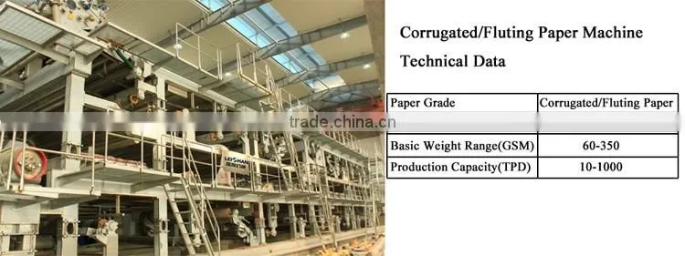 China manufacturer paper mill single face corrugated machine