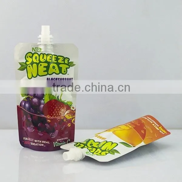 Stand up Jelly Packaging spout bag