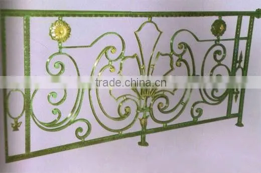 2015 Top-selling wrought iron balcony and stair railing