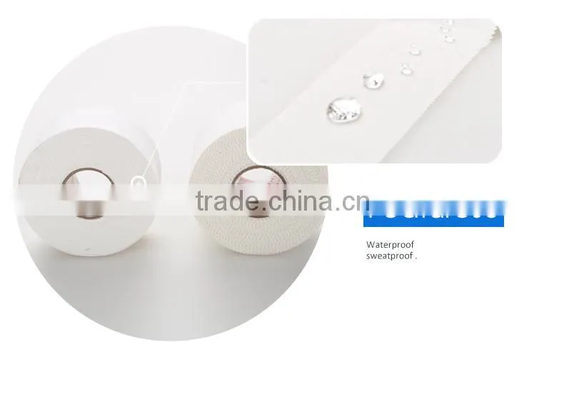 3.8cm*13.7m Cotton Adhesive Skin Strong Rigid Strapping Zinc Oxide Sports Tape