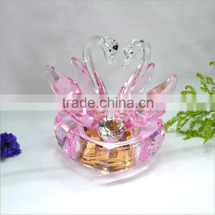 Crystal Swan As Wedding Crystal Gifts Souvenirs Favors