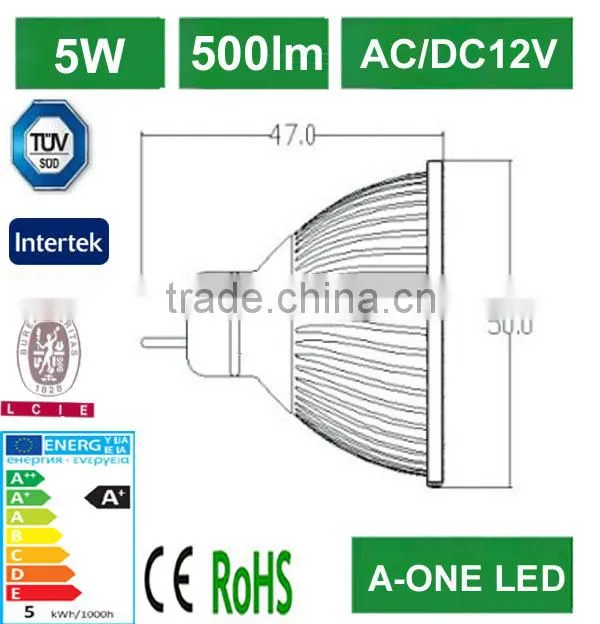3W & 5W MR16 pin type led spot light