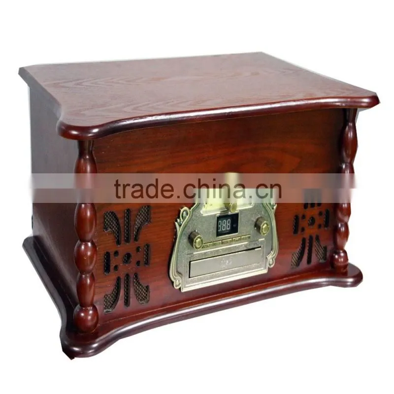 Antique AM FM Radio Bluetooth gramophone/vinyl player/record player with USB