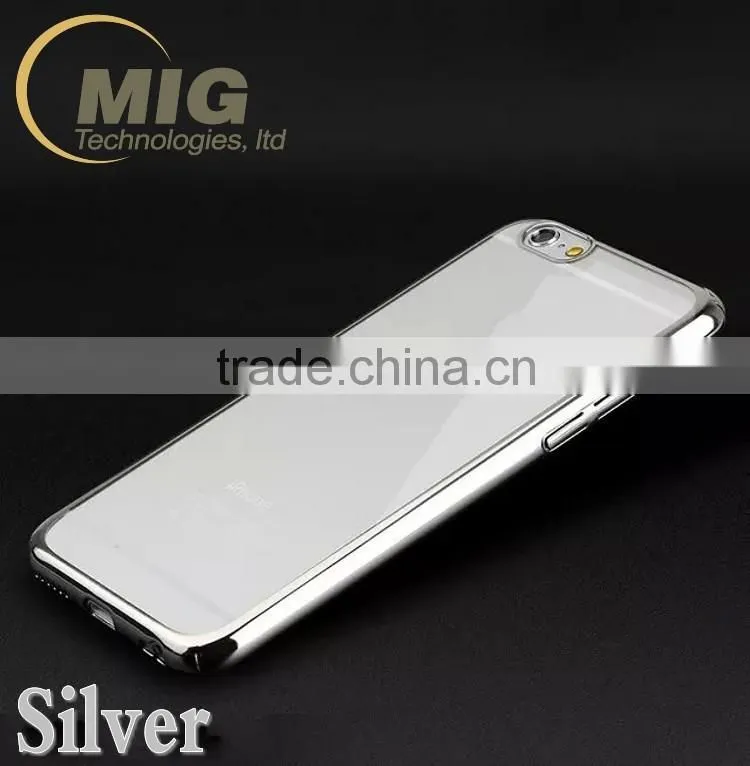 Hot sale Soft TPU Incoming Call LED Blink Transparent Back Case Cover for iphone 6/6s/6 plus