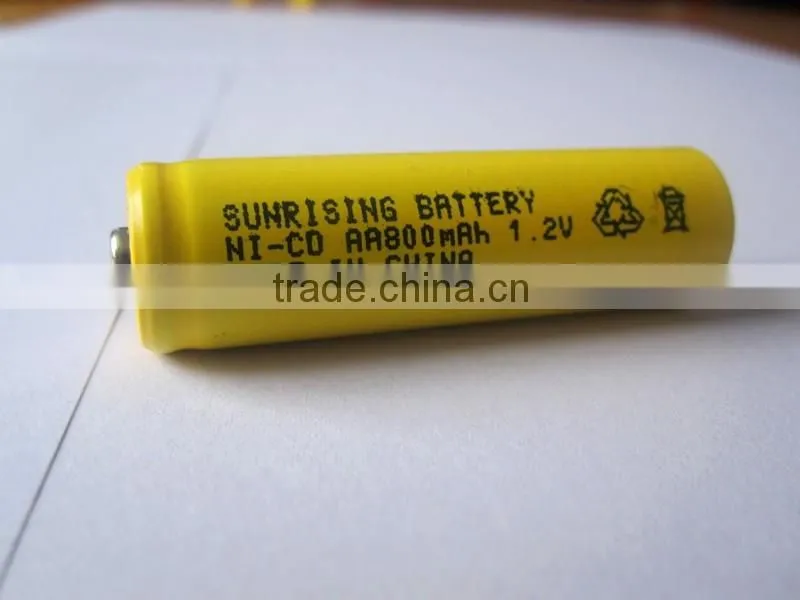 1.2vNI-CD AA800mAh rechargeable battery