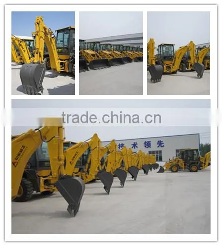 15 new product Compact Backhoe Loader, air condition,pilot control
