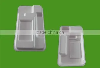 Guangzhou 100% Molded Recycled Paper Pulp Tray Packaging