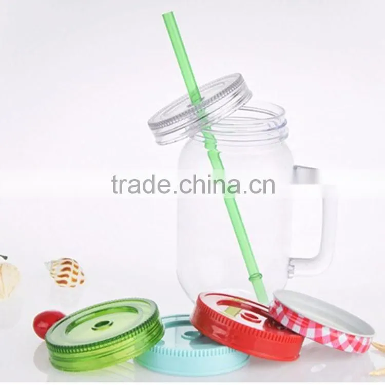 27oz Recycle Transparent Fruit Water Bottle, Handle Water Bottle With Straw