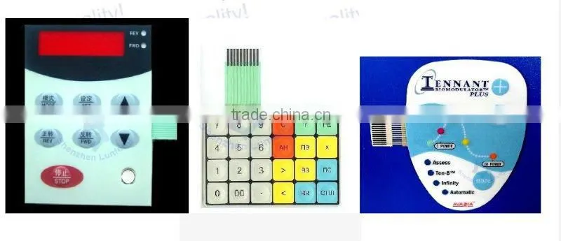 Tactile Membrane Panel With Aluminum Carrier