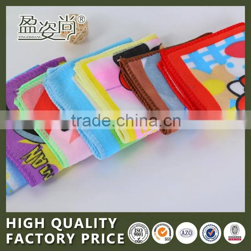 Hot China Manufacturer Cheap Hand Towel Wholesale 100% Cotton Printed Cartoon Jacquard Textile Small Square Face Towel