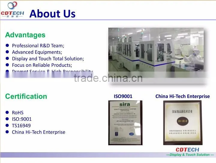 4.3" TFT LCD 480 x 272 Resolution rgb Interface 45 pins LCD Panel