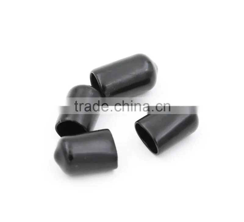 Red steel pipe end caps