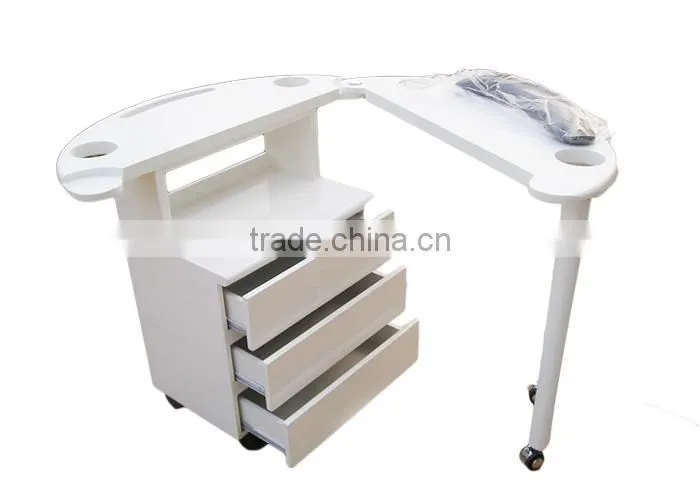 Comfortable durable simple& classic design functional convenient vented nail table