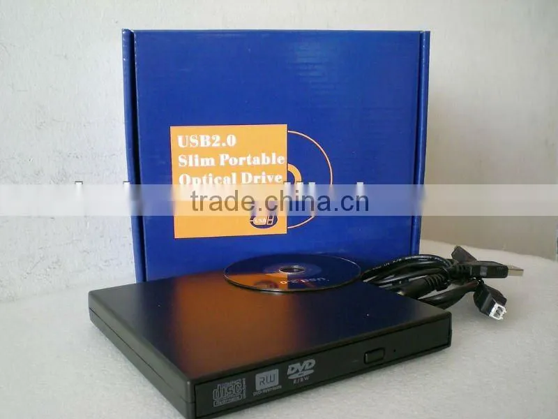 USB2.0 DVD RW DVD Rewriter Eight Colors Available Green