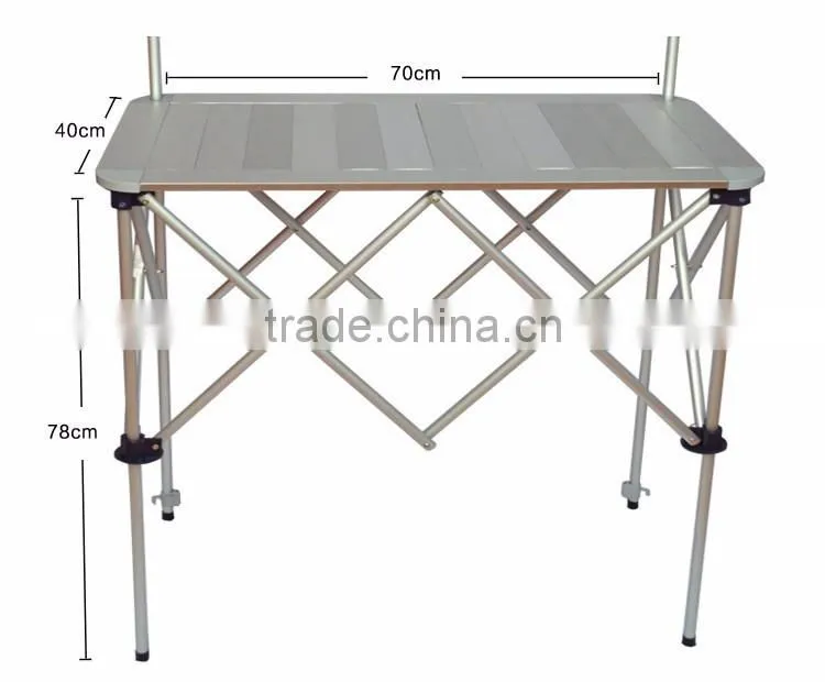 JC portable aluminum Counter Table Promotional Table