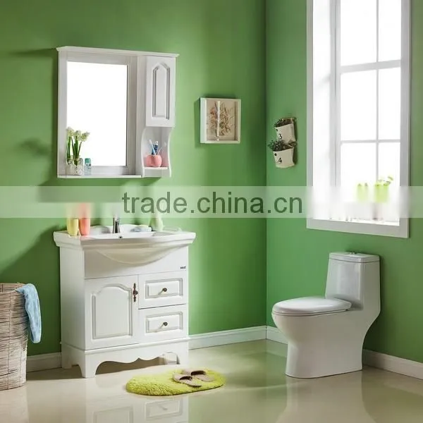 Floor Mount wooden Cabinet With Mirror Box combo Bathroom vanity No.W108