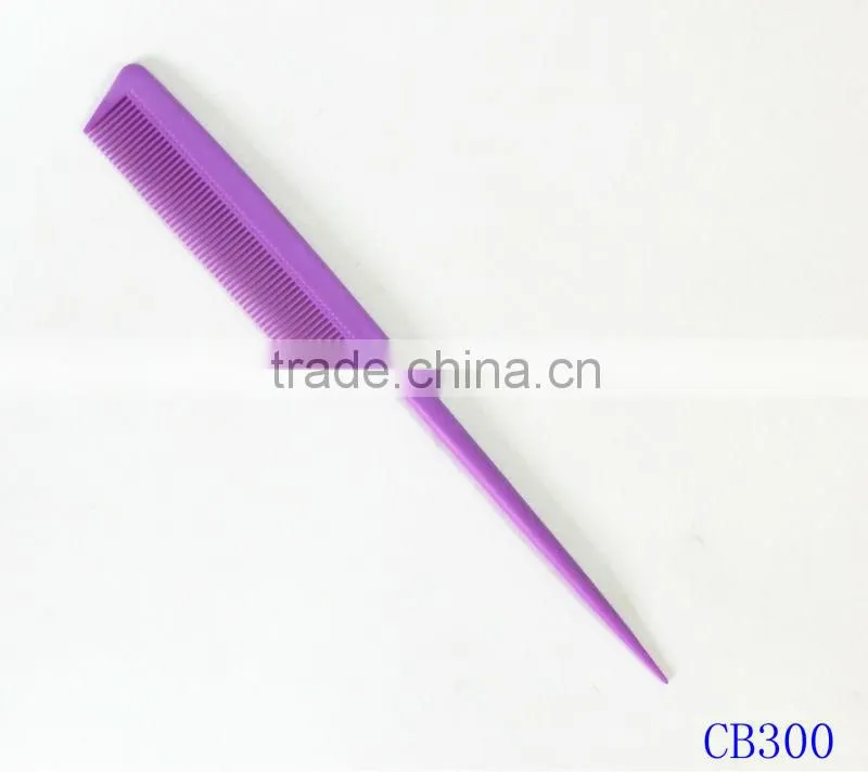 salon rattail carbon antistatic comb