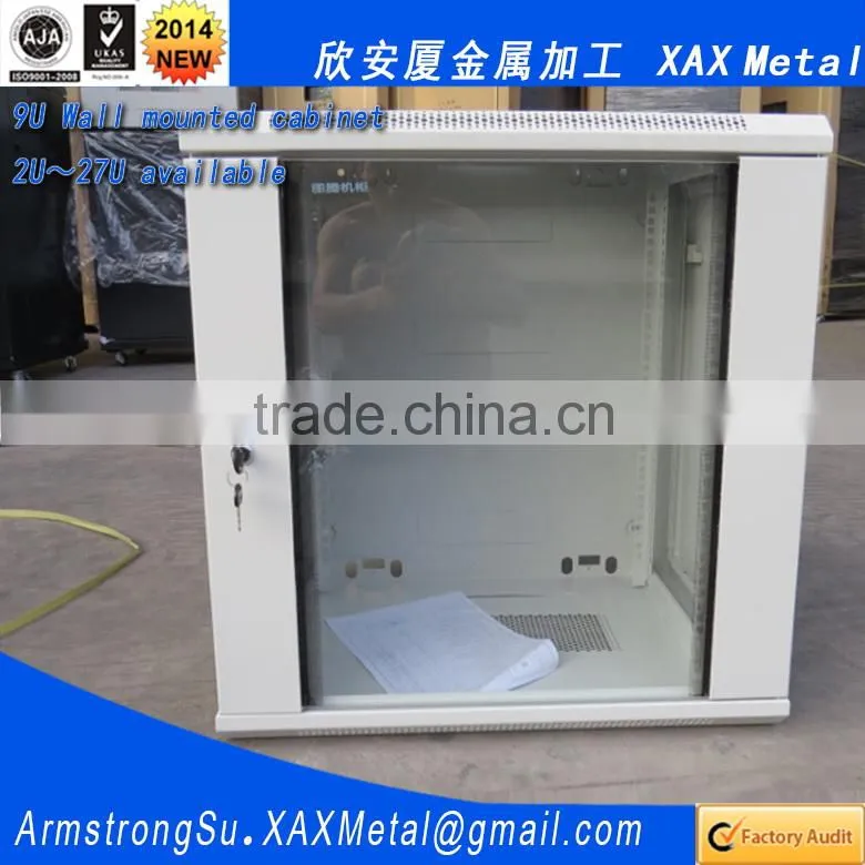 XAX2701WM 27U ventilated fan airflow wallmounted wall mounted Rack mount Rackmount Server Cabinet