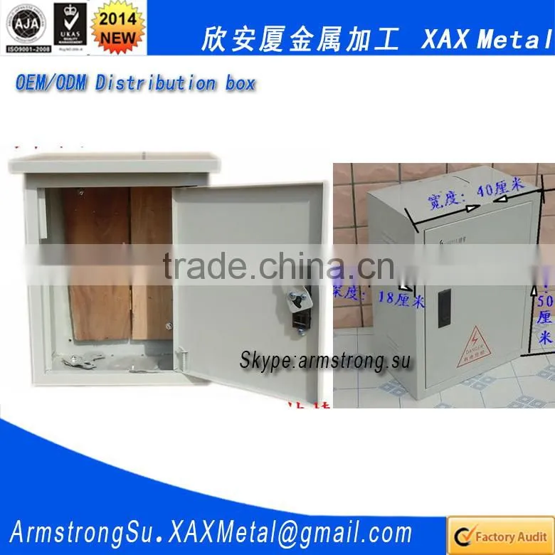 XAX58DB OEM ODM customized electrical power junction wire switch connecting steel distribution box