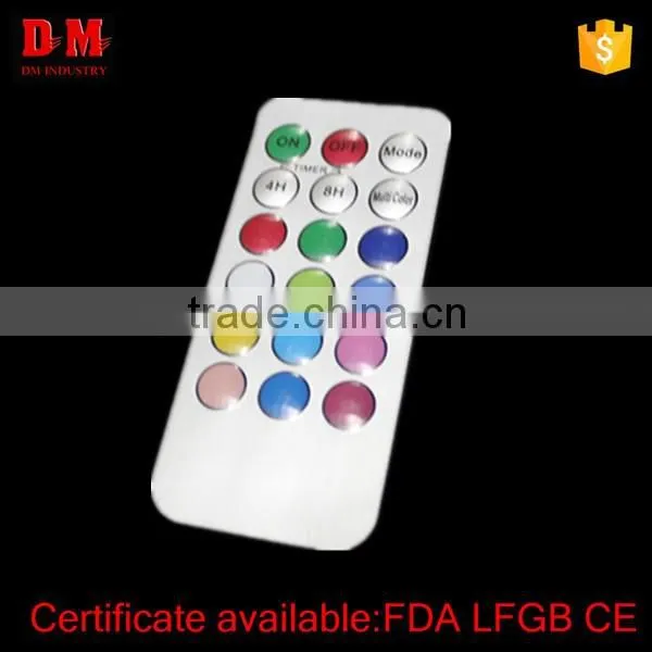 flameless pillar 3PC LED candles with remote control