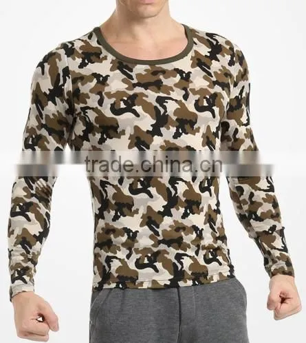 2015 Latest design Mens cotton camo vest