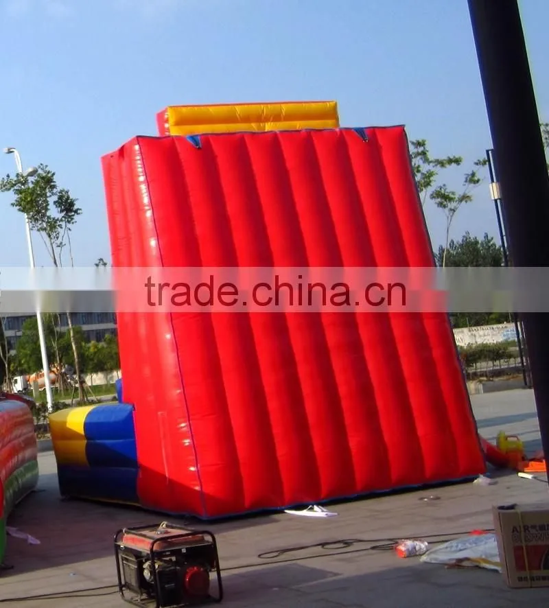 Exciting Outdoor Sports Inflatable Rock Climbing Mountain for Adults