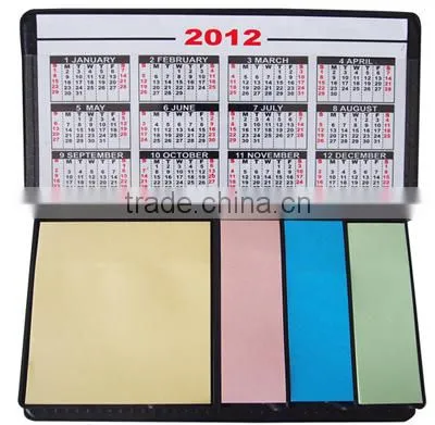 High quality pocket memo pad with leather cover