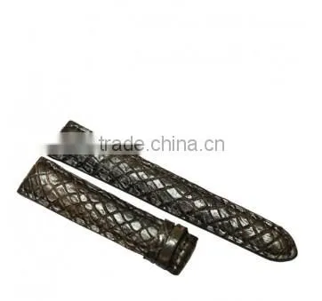 Crocodile leather watchband SCRWC-004